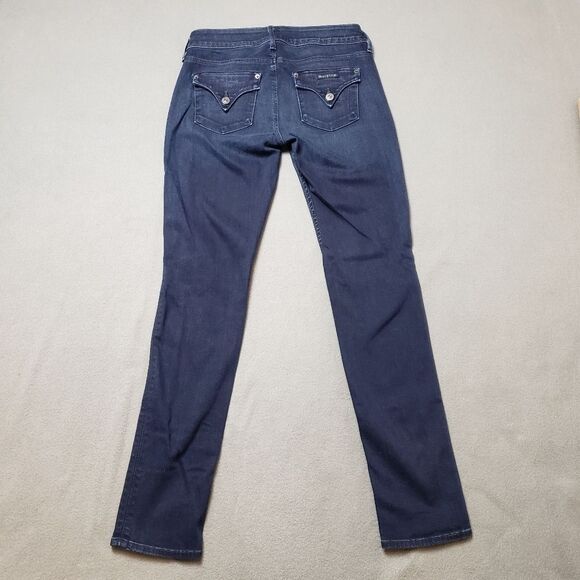 Hudson jeans mid rise collin skinny - flap pocket jeans size 28 - Picture 1 of 11